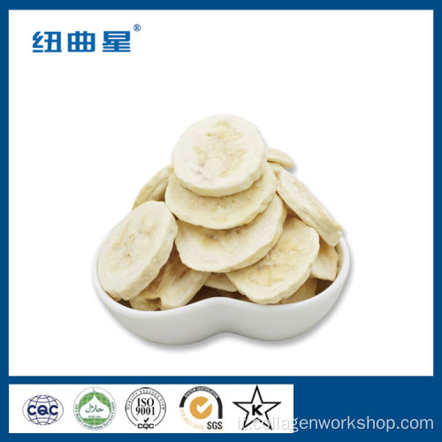 Banana essiccata liofilizzata frutta biologica Banana essiccata